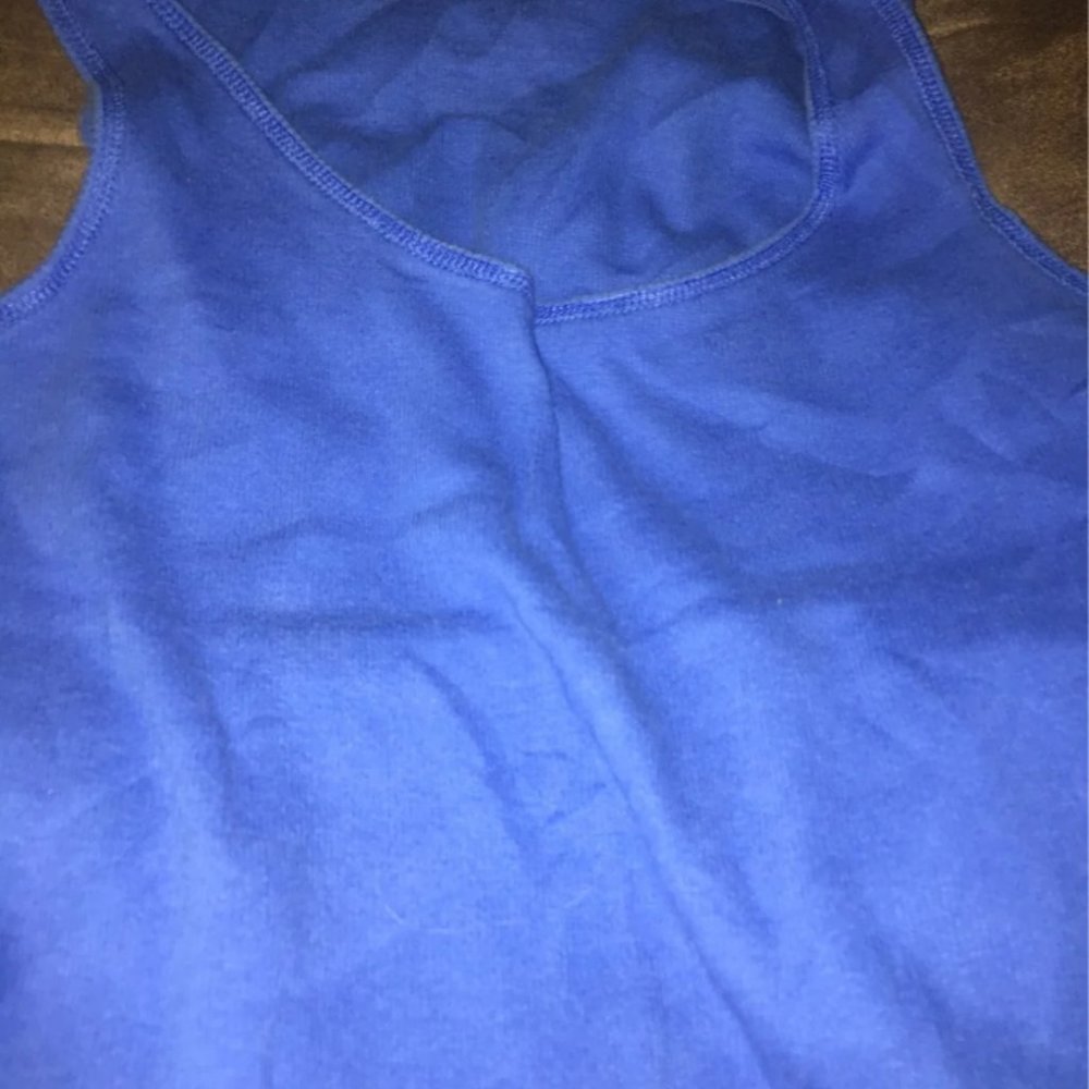 Blue tank top